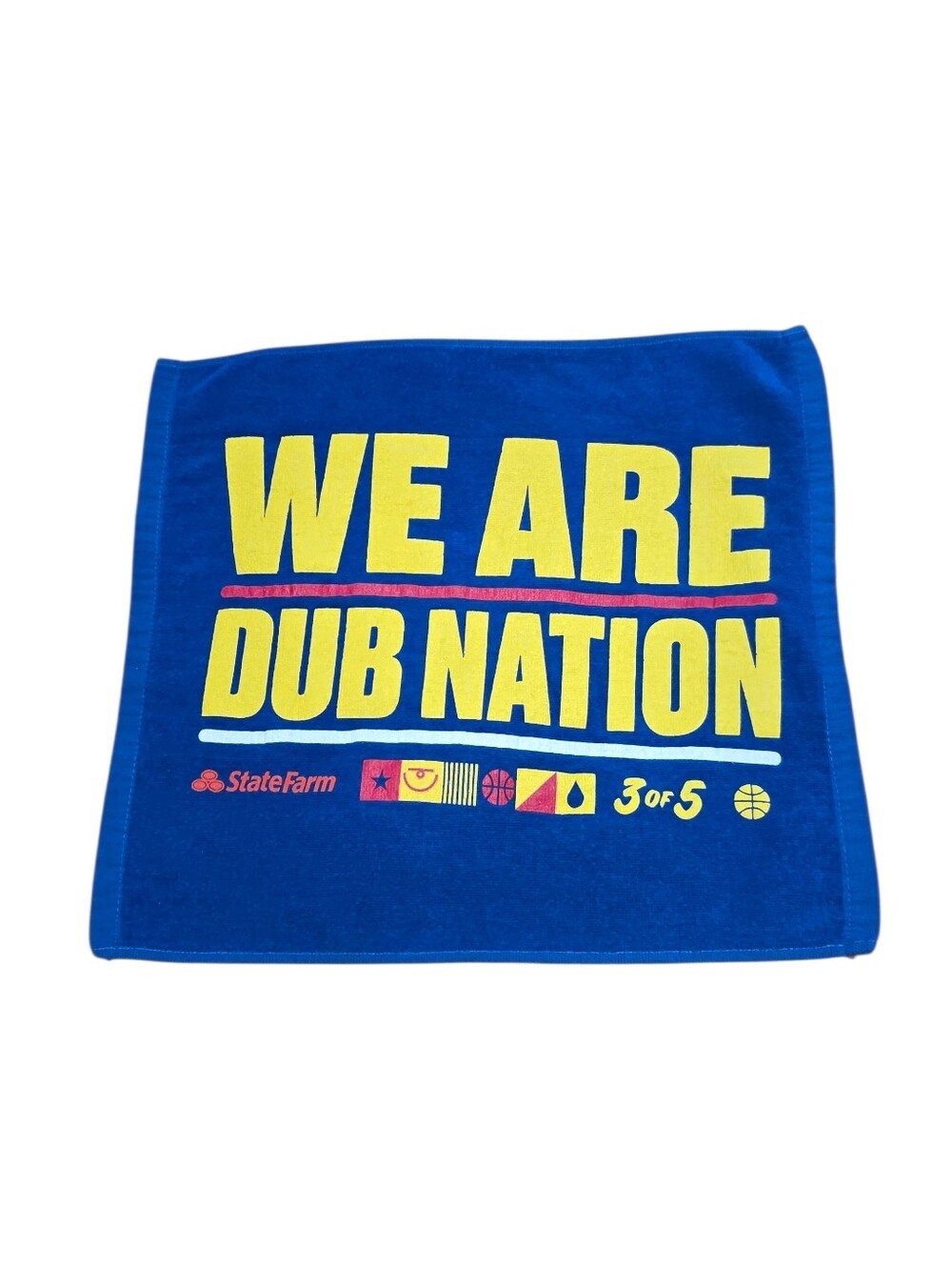 Golden State Warriors "We Are Dub Nation" Promotional Game Fan Towel #3 Of 5 EUC